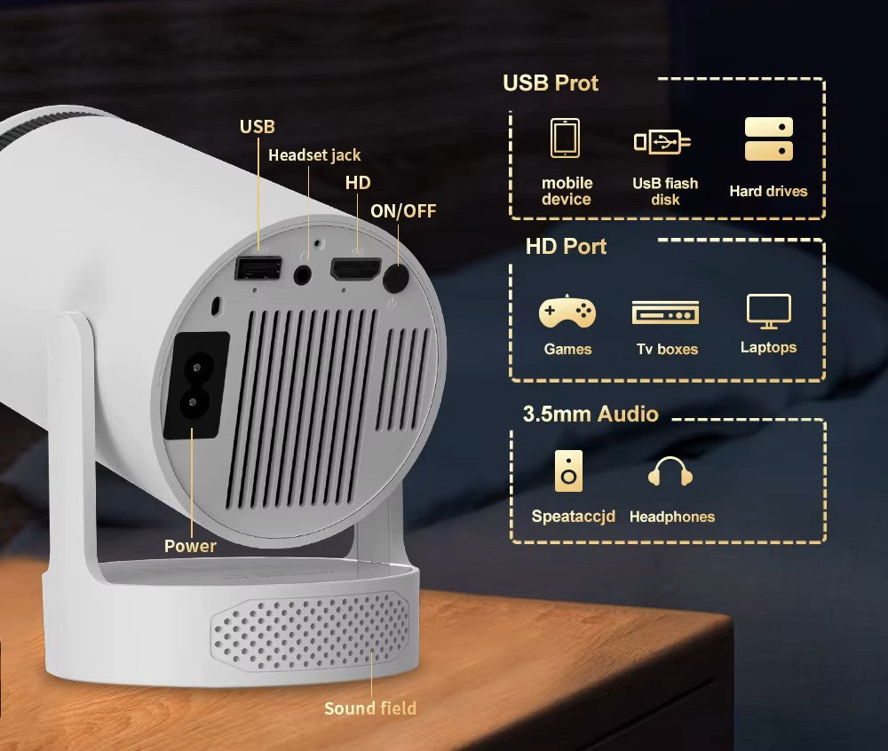 Mini Proyector portátil Android PocketPRO Full HD